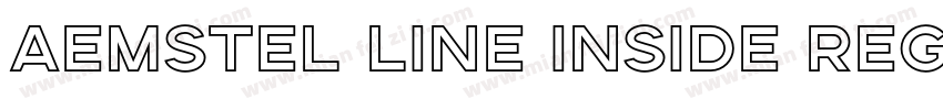 Aemstel Line Inside Regular字体转换